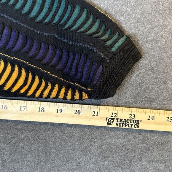 Vintage TUNDRA Canada Coogi Style 3D Knit Cosby Pullover Sweater Men’s Size M - Picture 4 of 7